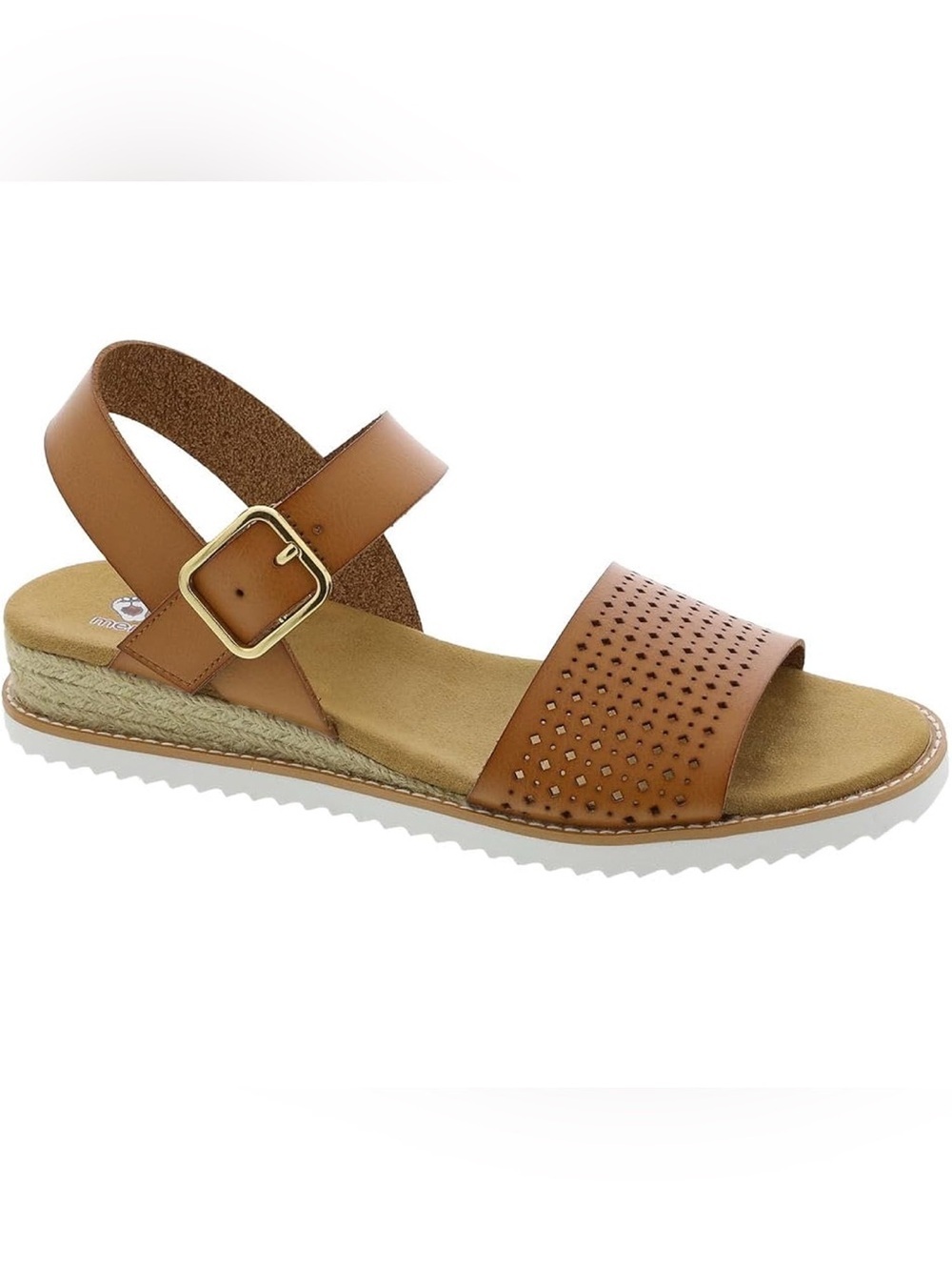 Skechers Bobs NIB Women's Desert Kiss Sandals Sunny Flair Natural